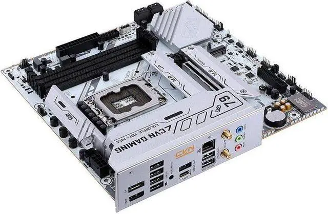 Alt view image 5 of 5 - Colorful CVN Z790M FROZEN D5 V20 Motherboard Intel Z790 LGA 1700 192GB DDR5 M-ATX