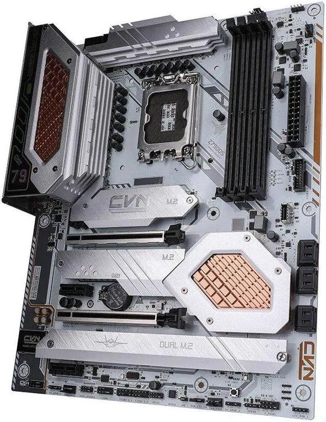 Alt view image 2 of 5 - Colorful CVN Z790D5 GAMING FROZEN V20 Motherboard Intel Z790 LGA 1700 192GB DDR5 ATX
