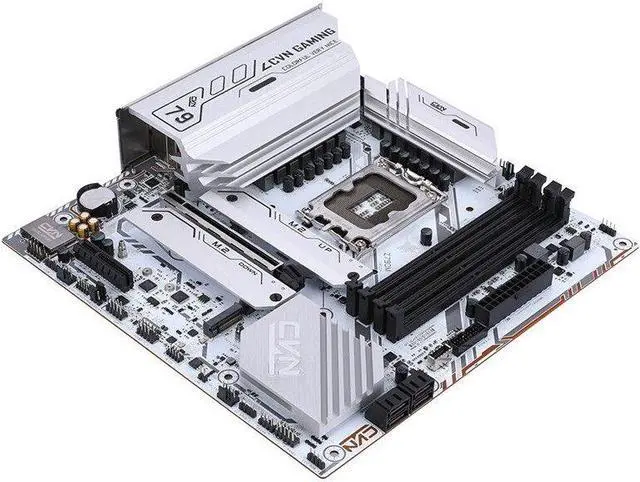 Alt view image 4 of 5 - Colorful CVN Z790M FROZEN V20 Motherboard Intel Z790 LGA 1700 128GB DDR4 M-ATX