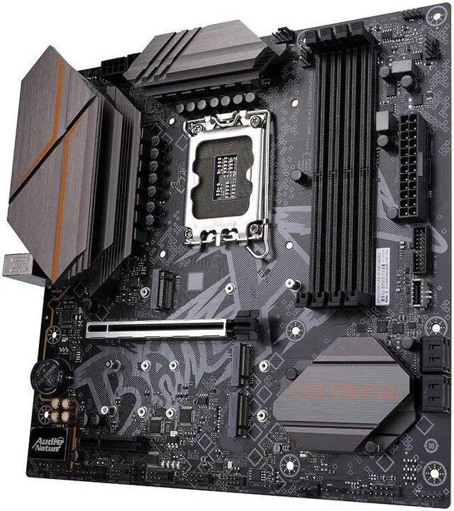 Alt view image 2 of 5 - Colorful BATTLE-AX Z790M-PLUS D5 V20 Motherboard Intel Z790 LGA 1700 192GB DDR5 M-ATX