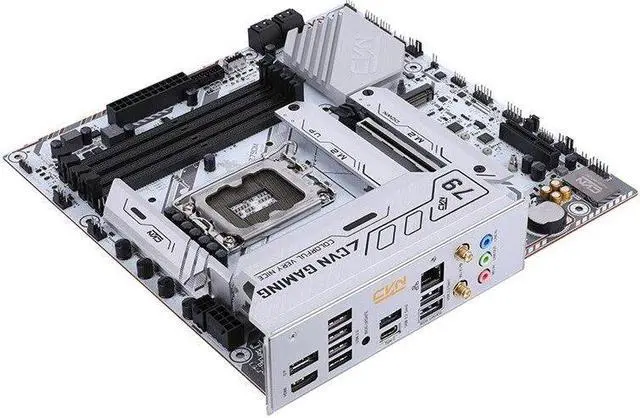 Alt view image 5 of 5 - Colorful CVN Z790M FROZEN V20 Motherboard Intel Z790 LGA 1700 128GB DDR4 M-ATX