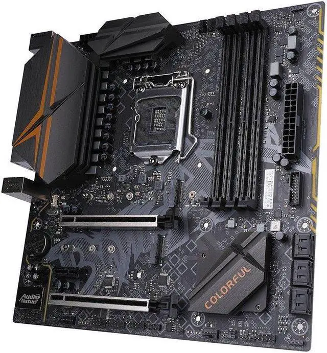 Alt view image 4 of 4 - Colorful BATTLE-AX Z590M GAMING V20 Motherboard Intel Z590 LGA 1200 128GB DDR4 M-ATX