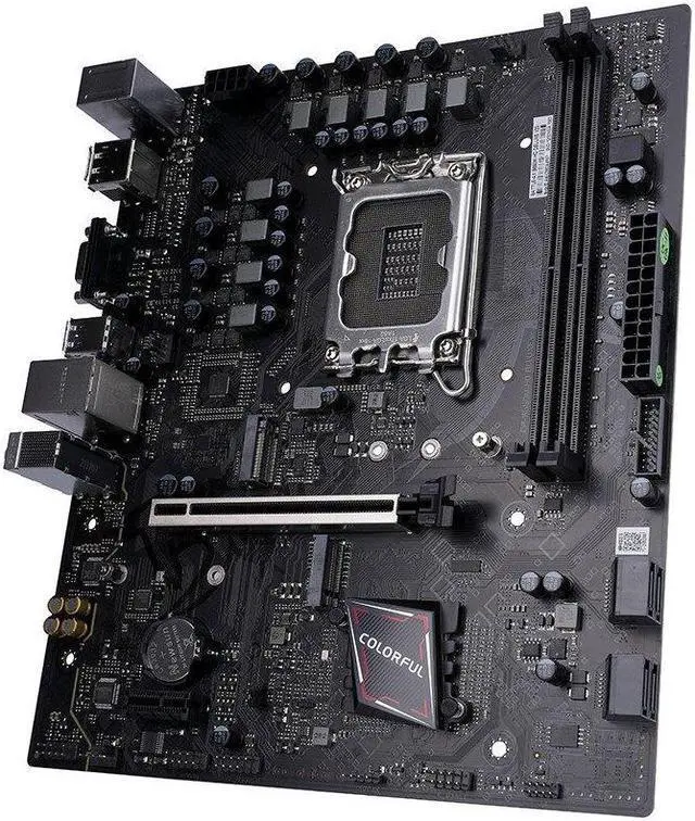 Alt view image 2 of 4 - Colorful BATTLE-AX B660M-HD DELUXE V20 Motherboard Intel B660 LGA 1700 64GB DDR4 M-ATX