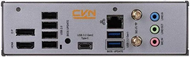 Alt view image 3 of 5 - Colorful CVN B760M FROZEN WIFI D5 V20 Motherboard Intel B760 LGA 1700 192GB DDR5 M-ATX