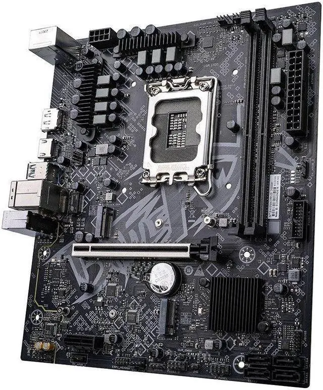 Alt view image 2 of 5 - Colorful BATTLE-AX B760M-D PRO V20 Motherboard Intel B760 LGA 1700 64GB DDR4 M-ATX