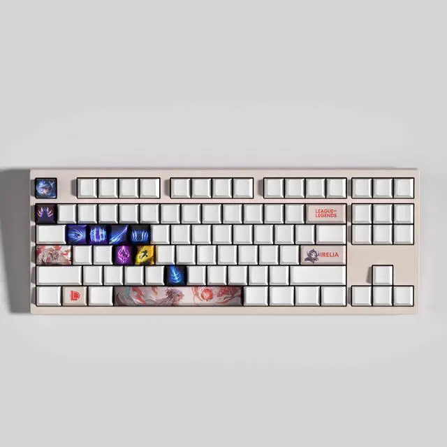 Alt view image 3 of 5 - League of Legends keycap Irelia PBT heat-sublimation keycaps 14key OEM Height