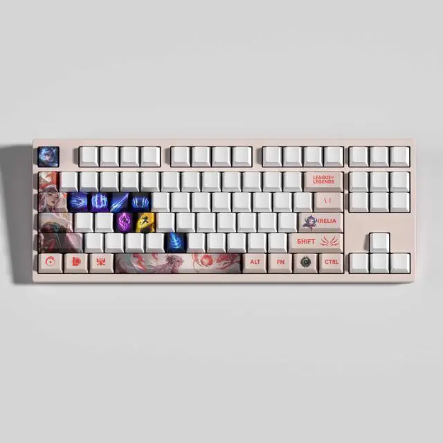 Alt view image 4 of 5 - League of Legends keycap Irelia PBT heat-sublimation keycaps 30key OEM Height
