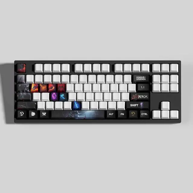 Alt view image 3 of 5 - League of Legends keycap Aatrox PBT heat-sublimation keycaps 30key OEM Height