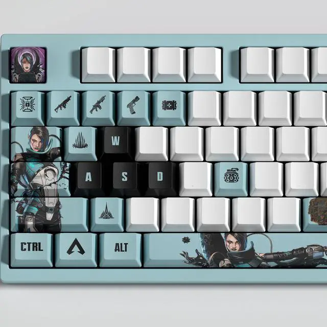Main image of APEX keycap CATALYST PBT heat-sublimation keycaps 29key OEM Height