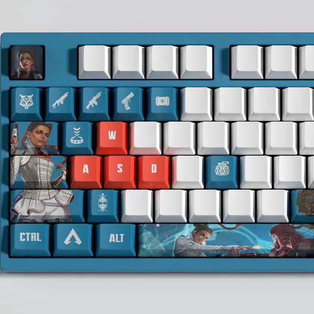 Alt view image 4 of 4 - APEX keycap LOBA PBT heat-sublimation keycaps 29key OEM Height