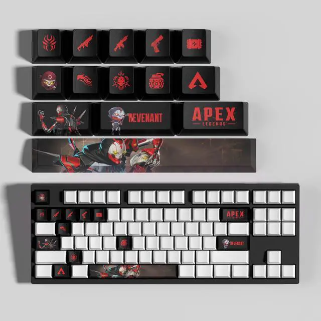 Alt view image 2 of 4 - APEX keycap REVENANT PBT heat-sublimation keycaps 14key OEM Height