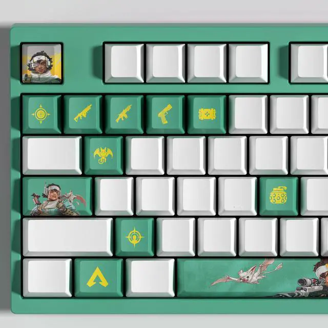 Alt view image 4 of 4 - APEX keycap VANTAGE PBT heat-sublimation keycaps 14key OEM Height