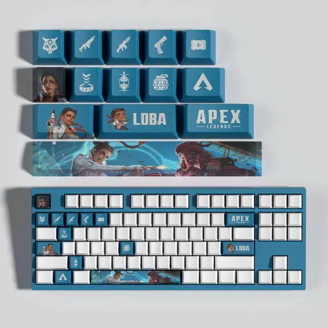 Alt view image 2 of 4 - APEX keycap LOBA PBT heat-sublimation keycaps 29key OEM Height
