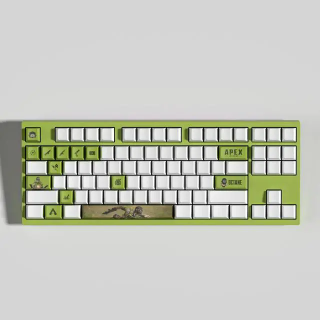 Alt view image 3 of 4 - APEX keycap OCTANE PBT heat-sublimation keycaps 14key OEM Height