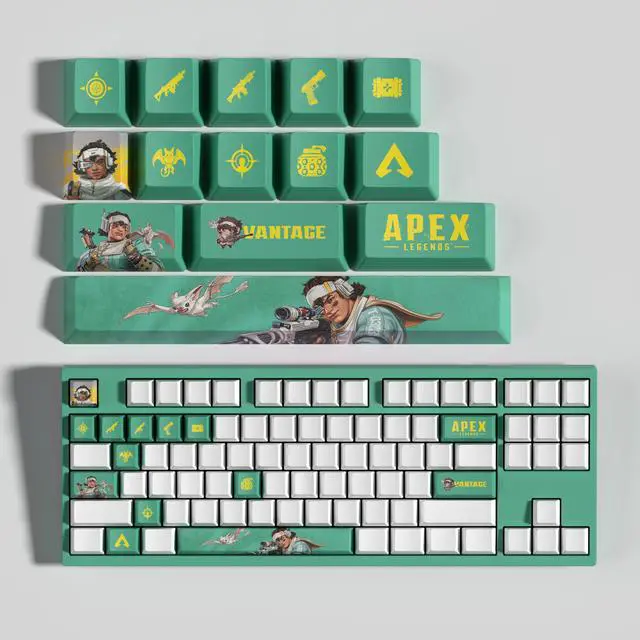 Alt view image 2 of 4 - APEX keycap VANTAGE PBT heat-sublimation keycaps 14key OEM Height