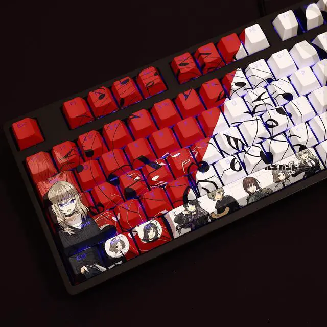 Alt view image 2 of 7 - GIRLS BAND CRY translucency PBT heat-sublimation keycaps 108key Cherry Height