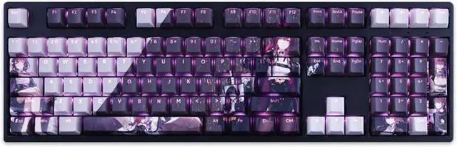Alt view image 5 of 7 - Honkai: Star Rail Kafka translucency PBT heat-sublimation keycaps 108key Cherry Height