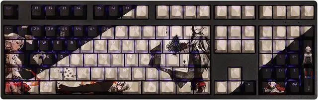 Main image of Genshin Impact Peruere translucency PBT heat-sublimation keycaps 108key Cherry Height
