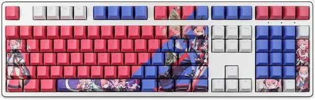 Alt view image 5 of 7 - Honkai Impact 3 Delta translucency PBT heat-sublimation keycaps 108key Cherry Height