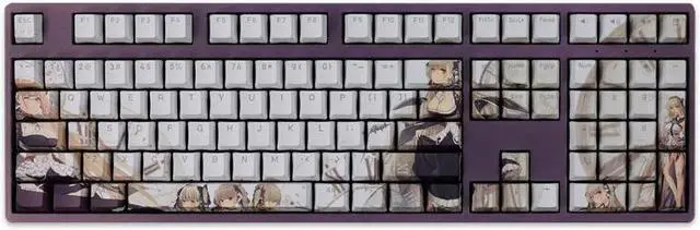 Alt view image 5 of 7 - Azur Lane HMS Formidable translucency PBT heat-sublimation keycaps 108key Cherry Height