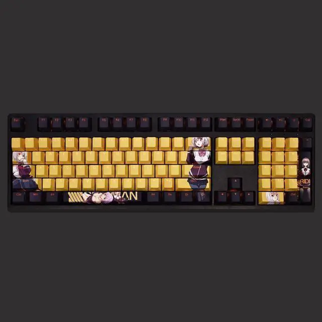 Alt view image 5 of 7 - Azur Lane Shinjou Akane translucency PBT heat-sublimation keycaps 108key Cherry Height