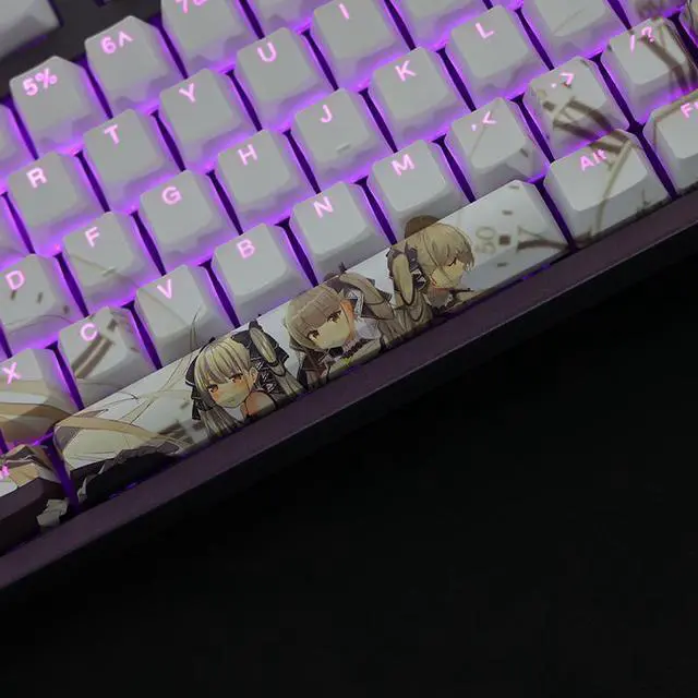Alt view image 3 of 7 - Azur Lane HMS Formidable translucency PBT heat-sublimation keycaps 108key Cherry Height