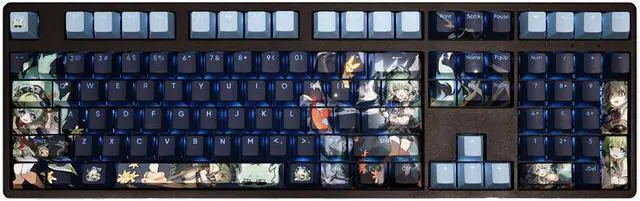 Alt view image 2 of 4 - Honkai: Star Rail Huohuo translucency PBT heat-sublimation keycaps 108key Cherry Height