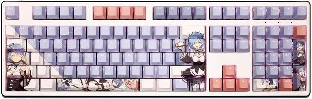 Alt view image 3 of 7 - Re kara Hajimeru Isekai Seikatsu Rem translucency PBT heat-sublimation keycaps 108key Cherry Height