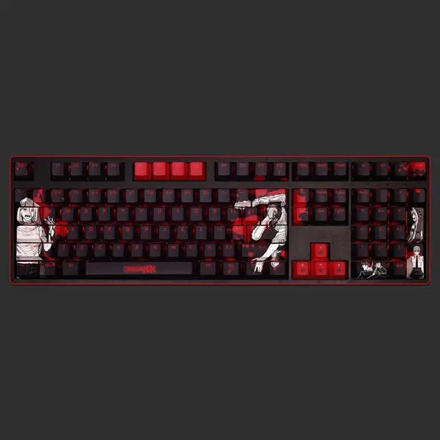 Alt view image 2 of 7 - Chainsaw Man Makima translucency PBT heat-sublimation keycaps 108key Cherry Height