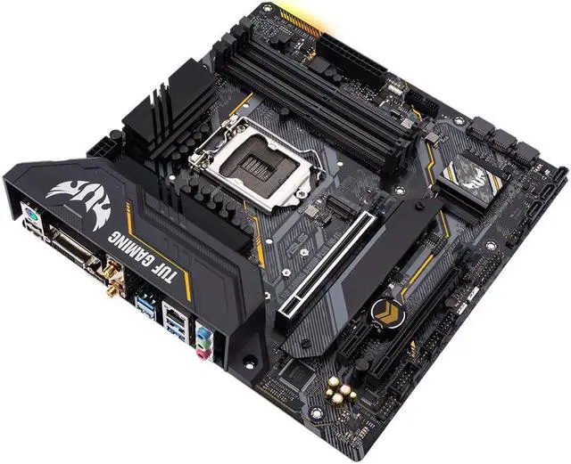 Alt view image 4 of 5 - ASUS TUF GAMING B460M-PLUS (WI-FI) LGA 1200 DDR4 128GB Micro ATX Motherboard