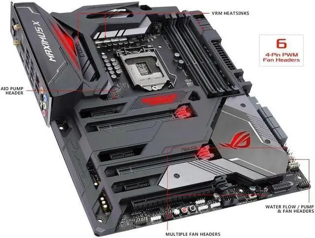 Alt view image 2 of 4 - ASUS ROG MAXIMUS X CODE LGA 1151 DDR4 64GB ATX Motherboard