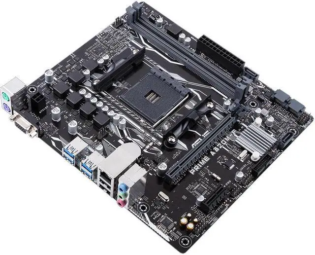 Alt view image 3 of 4 - ASUS PRIME A320M-F Socket AM4 DDR4 32GB Micro ATX Motherboard