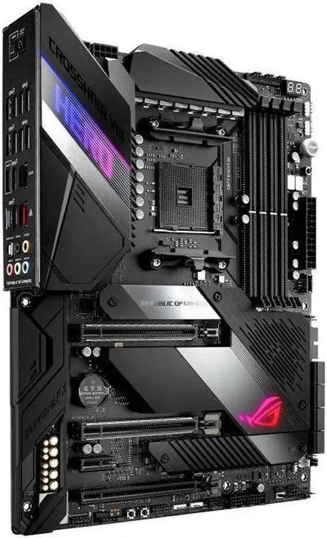 Alt view image 2 of 4 - ASUS ROG CROSSHAIR VIII HERO Socket AM4 DDR4 128GB ATX Motherboard