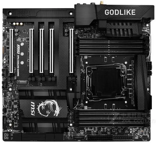 Main image of MSI X99A Godlike Gaming CARBON Intel X99 LGA 2011-V3 DDR4 128GB E-ATX Motherboard
