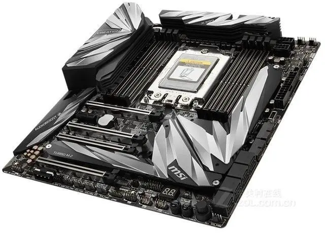 Alt view image 2 of 4 - MSI MEG X399 CREATION AMD X399 Socket TR4 DDR4 128GB E-ATX Motherboard