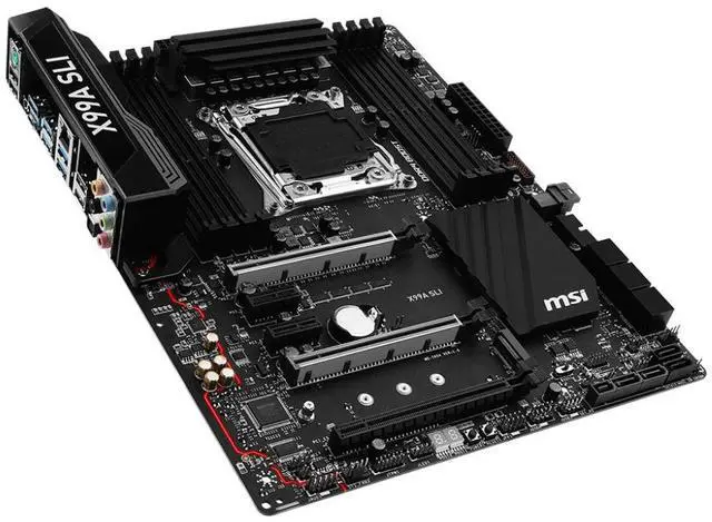 Alt view image 9 of 11 - MSI X99A SLI LGA 2011-v3 Intel X99 SATA 6Gb/s USB 3.1 ATX Intel Motherboard