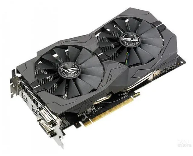 Alt view image 2 of 4 - ASUS ROG STRIX-RX580 2048SP-8G-GAMING OC Video Card Radeon RX 580
