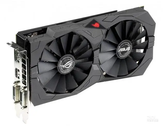 Alt view image 3 of 4 - ASUS ROG STRIX-RX580 2048SP-8G-GAMING OC Video Card Radeon RX 580