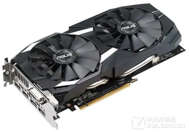 Alt view image 3 of 4 - ASUS DUAL RX580-O8G Video Card Radeon RX 580