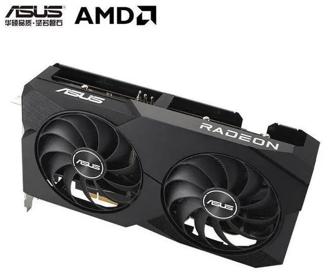 Alt view image 4 of 4 - ASUS DUAL RX7600-O8G Video Card Radeon RX 7600