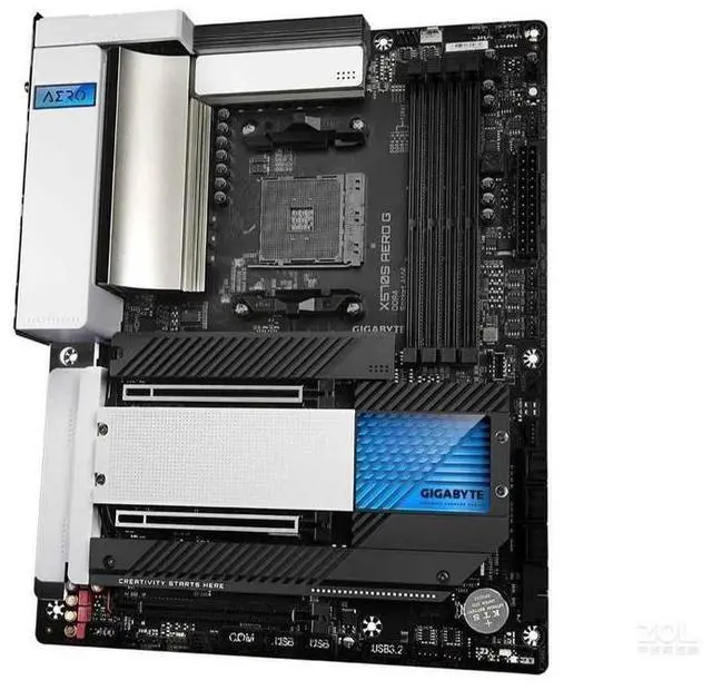 Alt view image 3 of 4 - GIGABYTE X570S AERO G Socket AM4 AMD X570 DDR4 128GB ATX