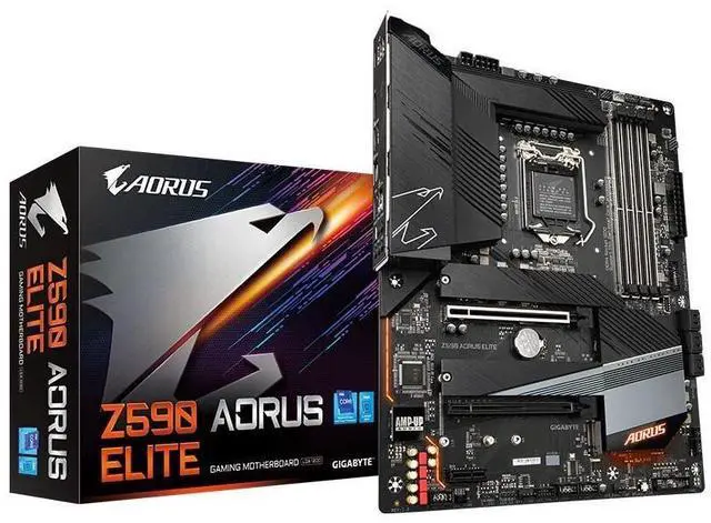 Main image of GIGABYTE Z590 ELITE LGA 1200 Intel Z590 DDR4 128GB ATX