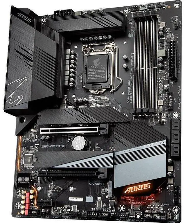 Alt view image 4 of 5 - GIGABYTE Z590 ELITE LGA 1200 Intel Z590 DDR4 128GB ATX