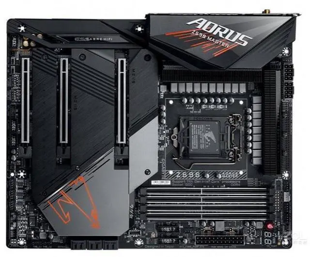 Alt view image 2 of 4 - GIGABYTE Z590 MASTER LGA 1200 Intel Z590 DDR4 128GB ATX