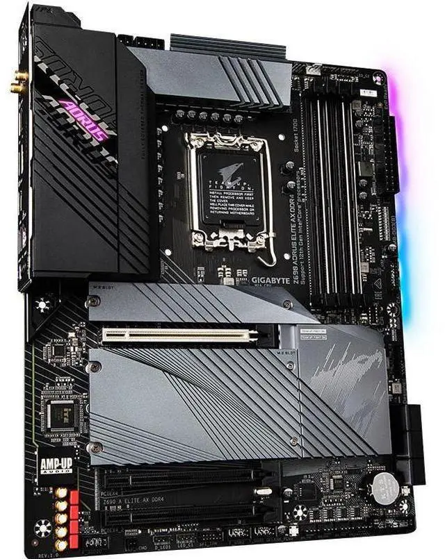 Alt view image 2 of 4 - GIGABYTE Z690 ELITE AX DDR4 LGA 1700 Intel Z690 DDR4 128GB ATX