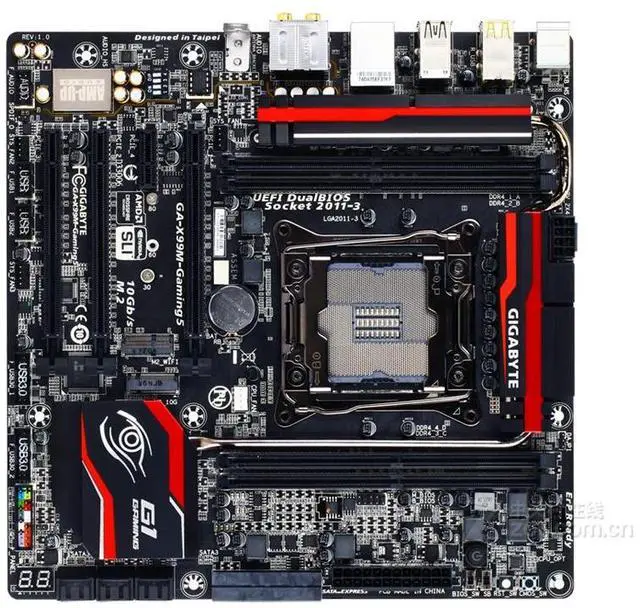 Main image of GIGABYTE X99M-Gaming 5(rev.1.0) LGA 2011-V3 Intel X99 DDR4 64GB Micro ATX