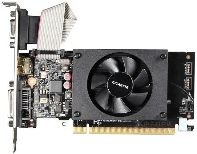 Main image of GIGABYTE GV-N710D3-1GL 1GB DDR3 PCI Express 2.0 16X 64bit Video Card