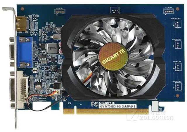 Alt view image 2 of 3 - GIGABYTE GV-N730D3-1GI 1GB DDR3 PCI Express 2.0 16X 64bit Video Card
