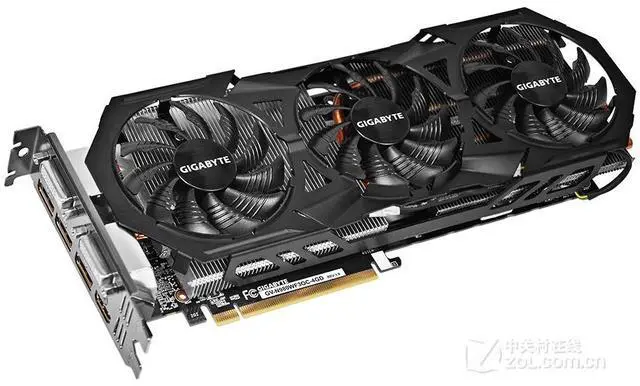 Alt view image 2 of 4 - GIGABYTE GV-N980WF3OC-4GD(rev.1.0/1.1) 4GB GDDR5 PCI Express 3.0 16X 256bit Video Card