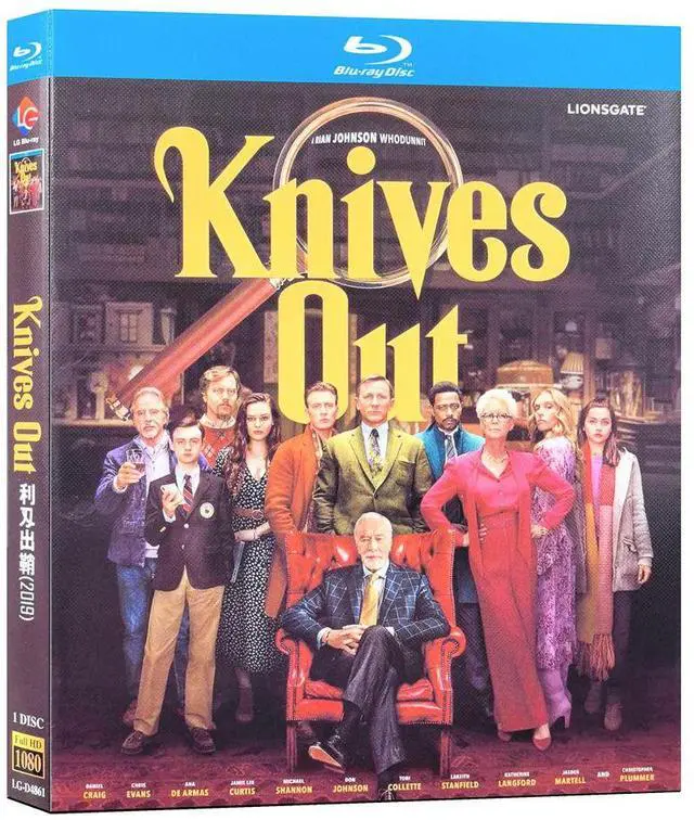 Dvd Knives Out On Prime International Version Blu-ray Knives Out